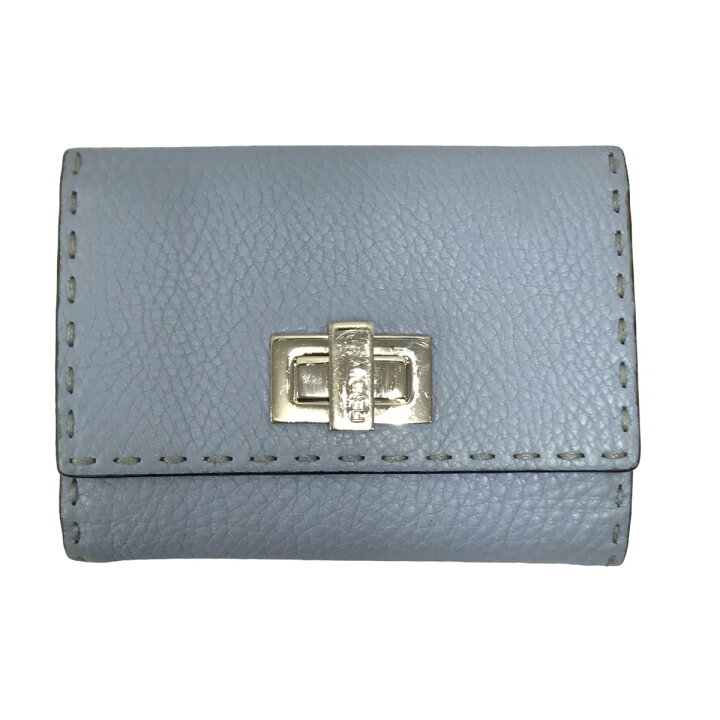 楽天市場】【中古】FENDI セレリア ピーカブー 三つ折り財布 8M0359 