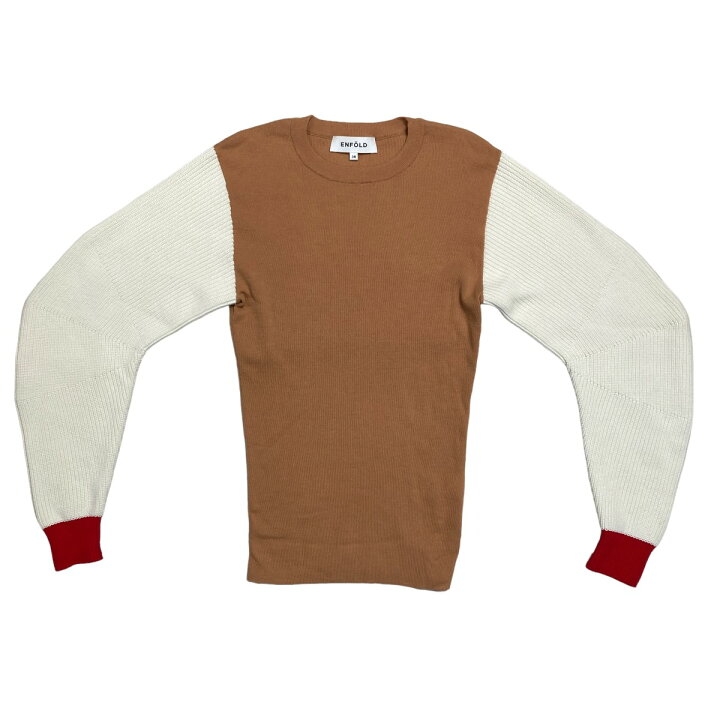 楽天市場】【中古】ENFOLD ボリュームスリーブニット 切替ニット 