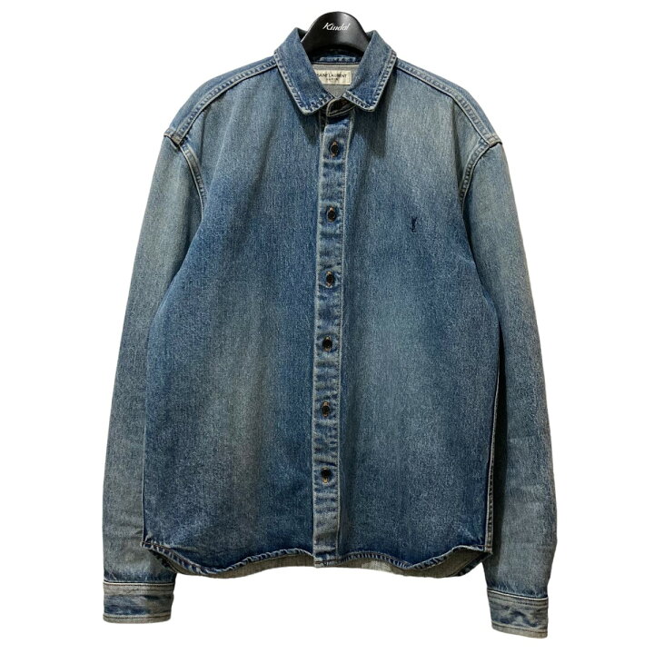 楽天市場】【中古】Saint Laurent Paris YSLロゴ刺繍カサンドラデニム 