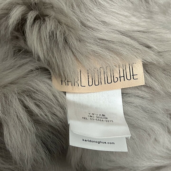 楽天市場】【中古】Karl Donoghue シープスキンマフラー ベージュ  