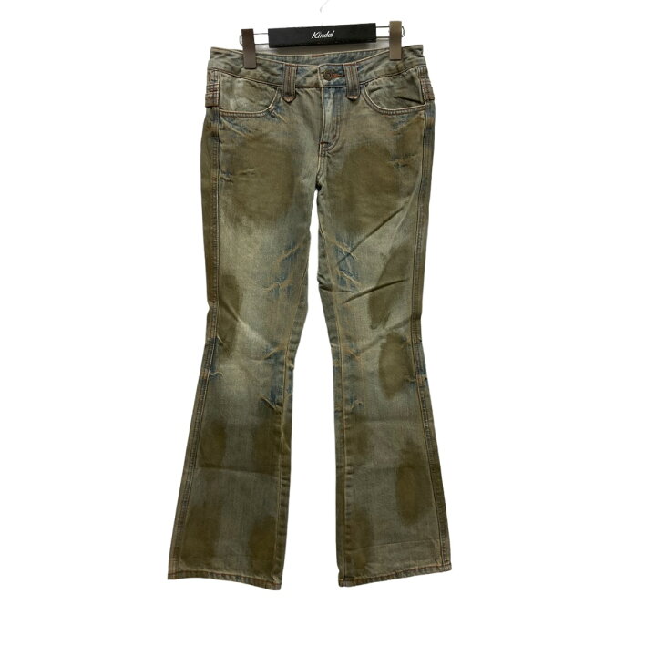 楽天市場】【中古】SCULPTOR フレアデニムパンツ SC22A407KHXS 