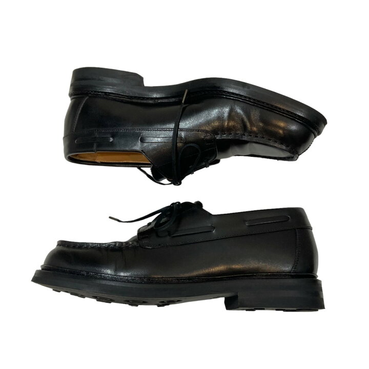 楽天市場】【中古】HARROGATE SLOANE デッキシューズ ブラック サイズ 