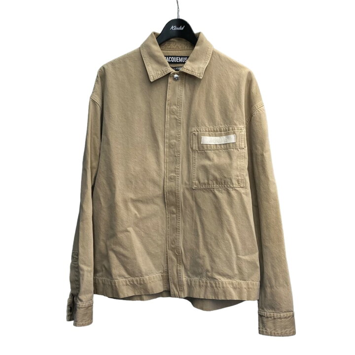 楽天市場】【中古】JACQUEMUS24SS LES SCULPTURES Beige Denim shirt 