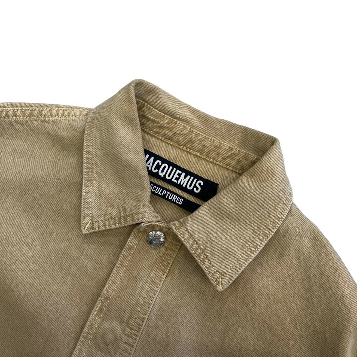 楽天市場】【中古】JACQUEMUS24SS LES SCULPTURES Beige Denim shirt 