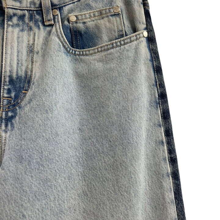 楽天市場】【中古】Rokh×H＆M 切替バギーデニムパンツ インディゴ 