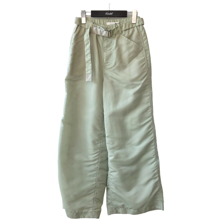 楽天市場】【中古】sacai 24SS Nylon Twill Pants ワイドパンツ 24 