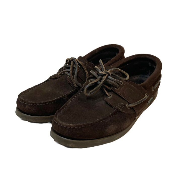 楽天市場】【中古】Paraboot スウェードデッキシューズ 1211 ブラウン 