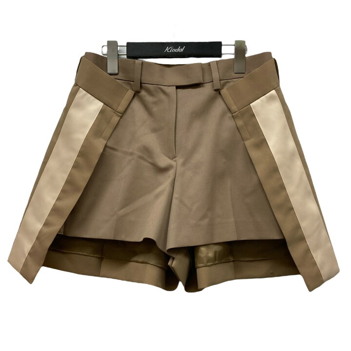 楽天市場】【中古】sacai レイヤードショートパンツ 20-04825 ベージュ  