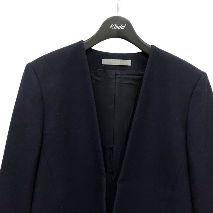 楽天市場】【中古】theory luxe サキソニーノーカラージャケット 