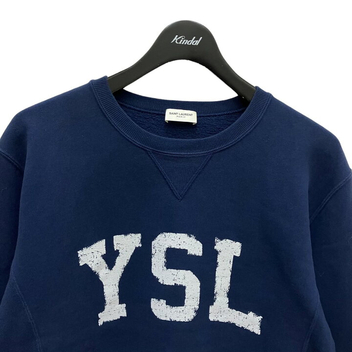 楽天市場】【中古】Saint Laurent Paris YSLロゴ クルーネック  