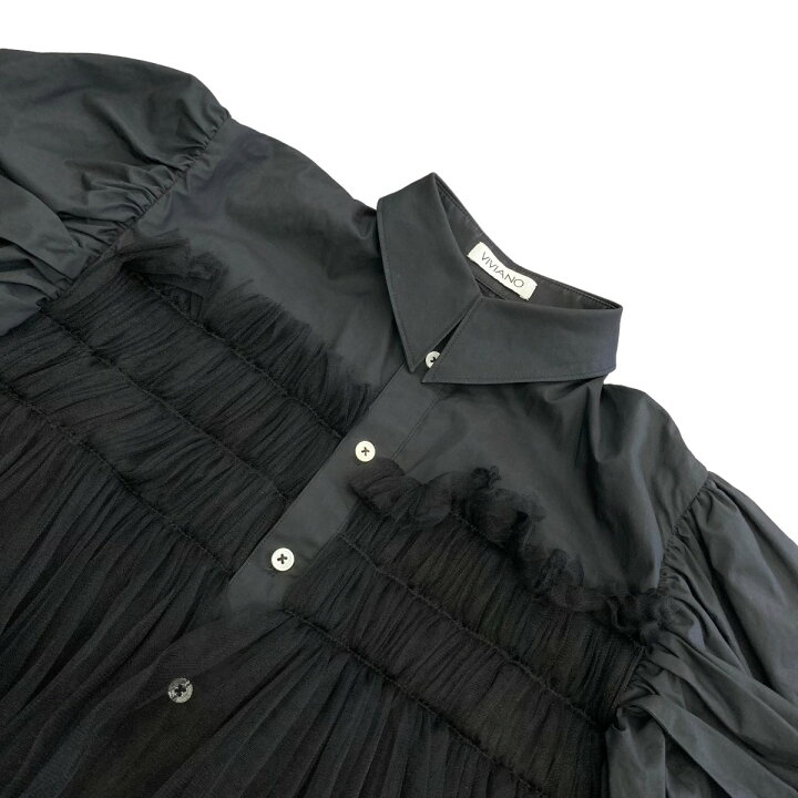 楽天市場】【中古】VIVIANO 23SS チュールデザインブラウス VS-SS23 
