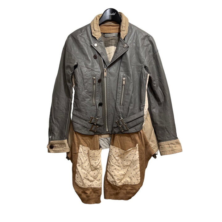 楽天市場】【中古】UNDERCOVER ドッキングジャケット グレー×ベージュ 