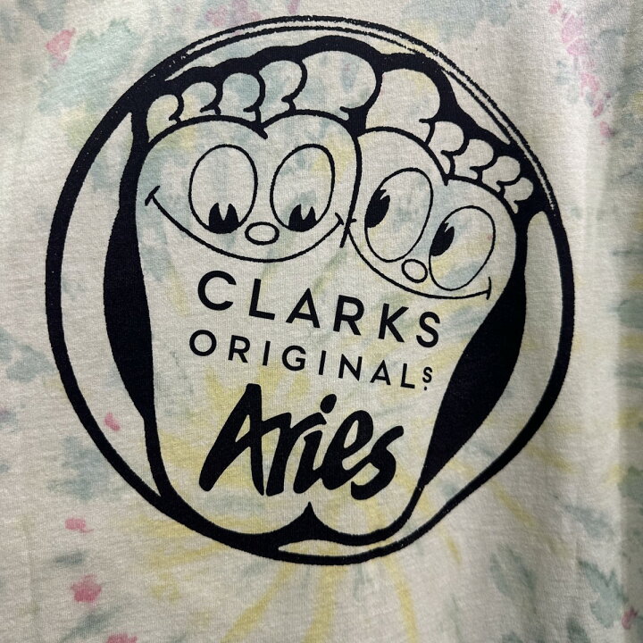 楽天市場】【中古】Aries×Clarks Originals Tie-Dye LS Tee タイダイ  