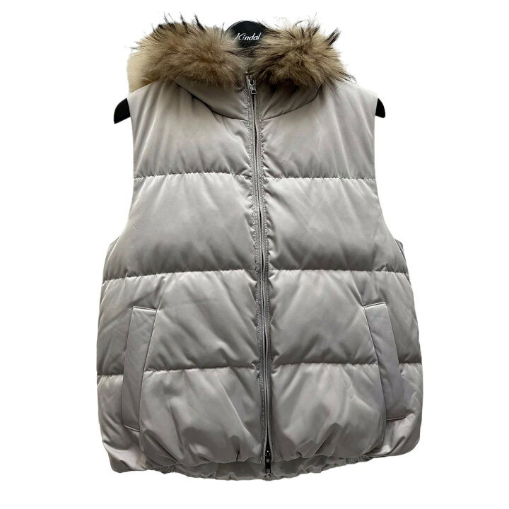 楽天市場】【中古】theory ダウンベスト 0302604 ベージュ サイズ：S  