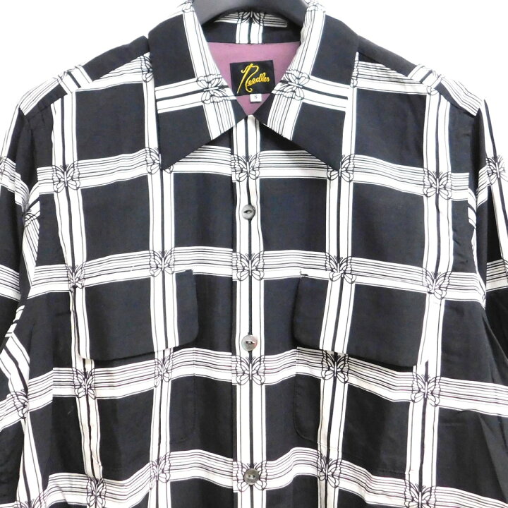 楽天市場】【中古】Needles チェックオープンカラーシャツ MR179 