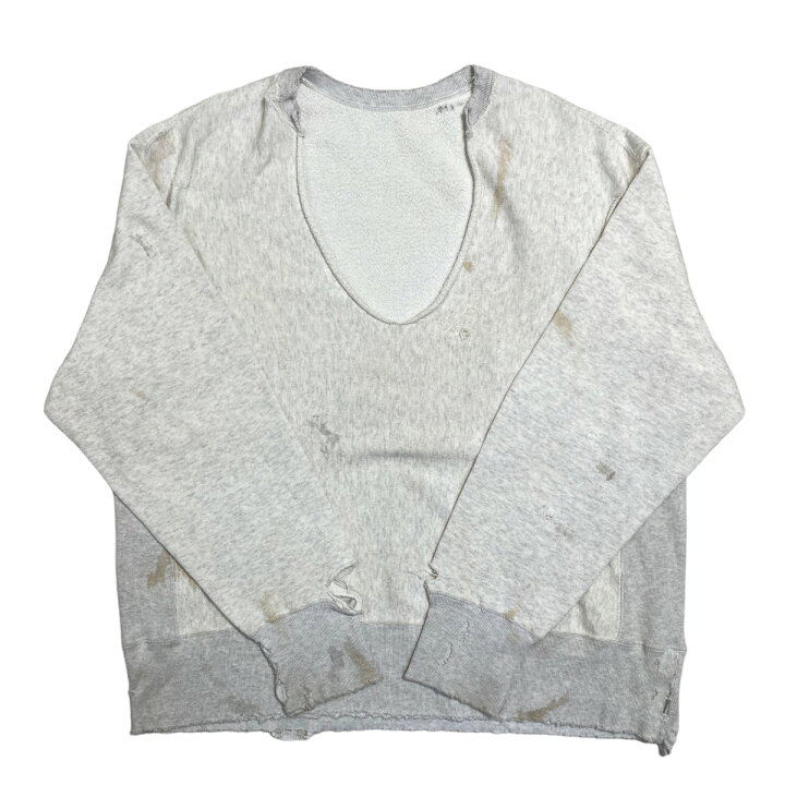 楽天市場】【中古】ANCELLM CRASH CREWNECK SWEAT SHIRT ダメージ加工 