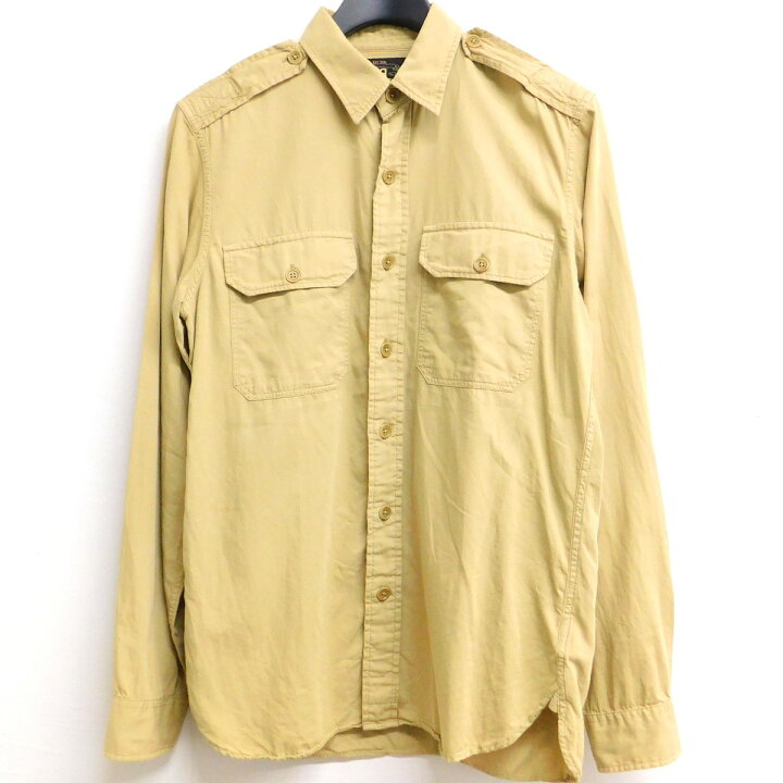 楽天市場】【中古】RRL サファリシャツ カーキ サイズ：S 【270824 