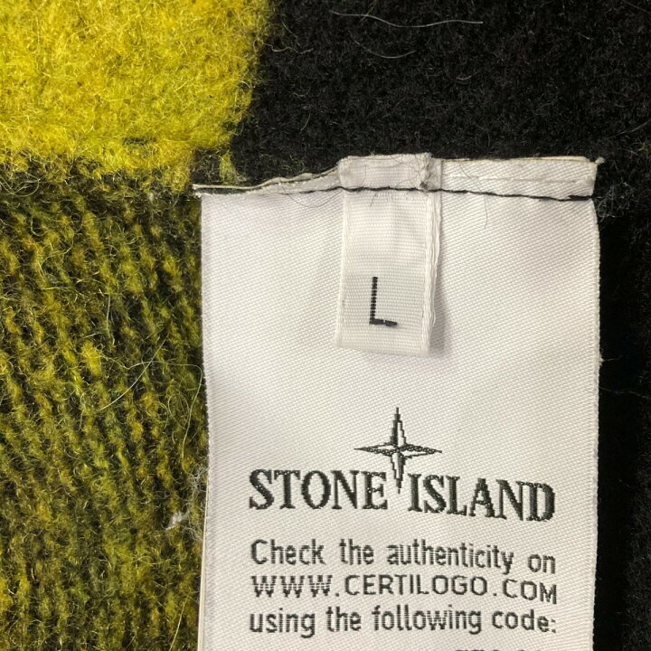 楽天市場】【中古】STONE ISLANDバイカラーセーター 651558981 