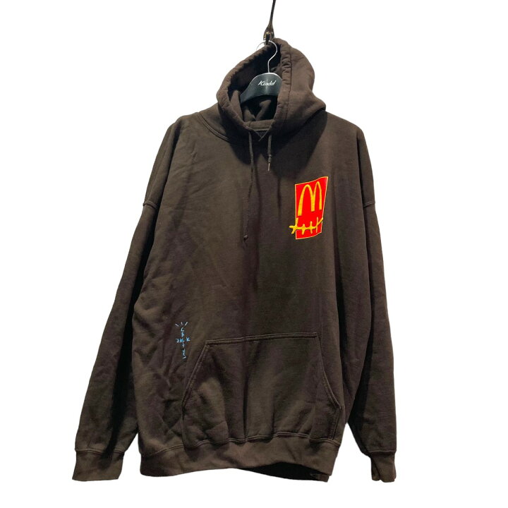 楽天市場】【中古】Cactus Jack×McDonalds パーカー ブラウン サイズ