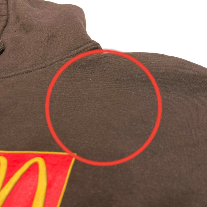 楽天市場】【中古】Cactus Jack×McDonalds パーカー ブラウン サイズ