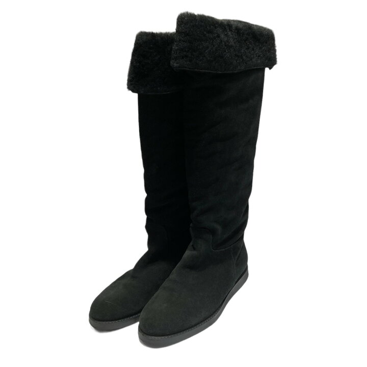 楽天市場】【中古】Ferragamo ロングブーツ 548 ブラック サイズ 