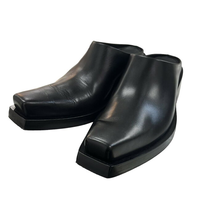 楽天市場】【中古】BALENCIAGA 23AW Santiago レザーミュール ブラック 