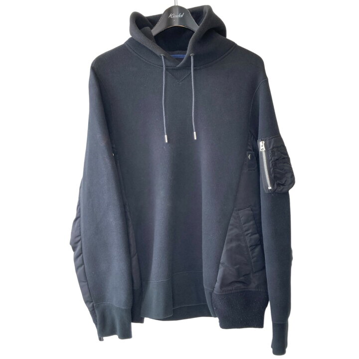 楽天市場】【中古】sacai Sponge Sweat x MA-1 Hoodie 切替プル