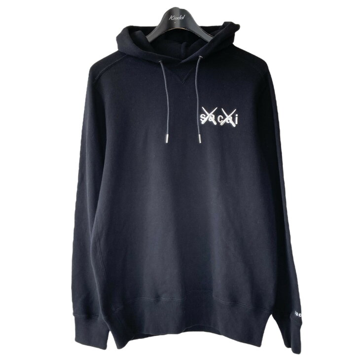 楽天市場】【中古】sacai×KAWS 21SS Embroidery Hoodie プルオーバー  