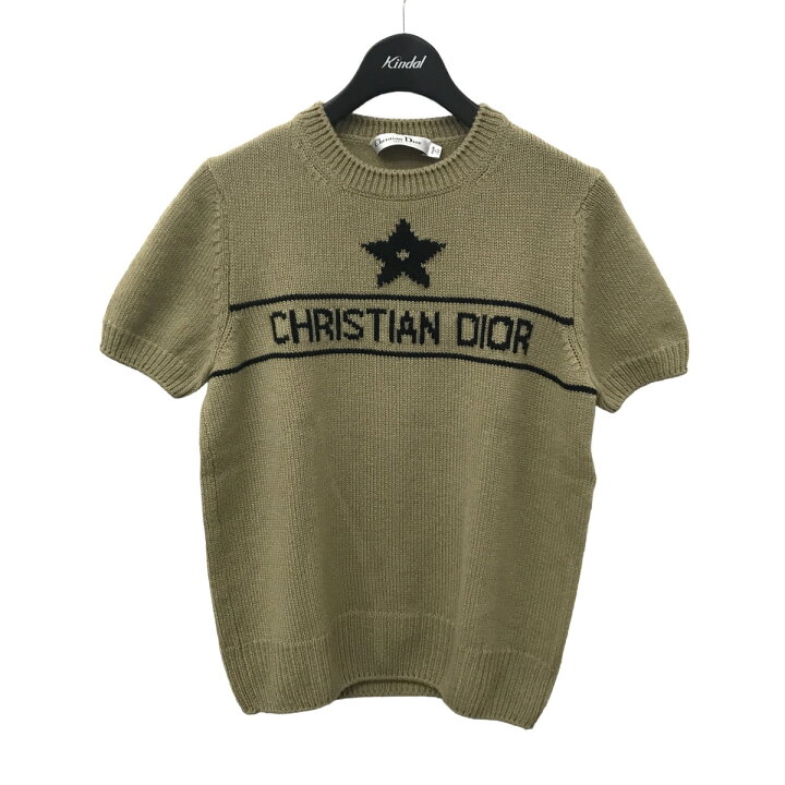 楽天市場】【中古】Christian Dior ロゴ カシミヤ 半袖ニット  