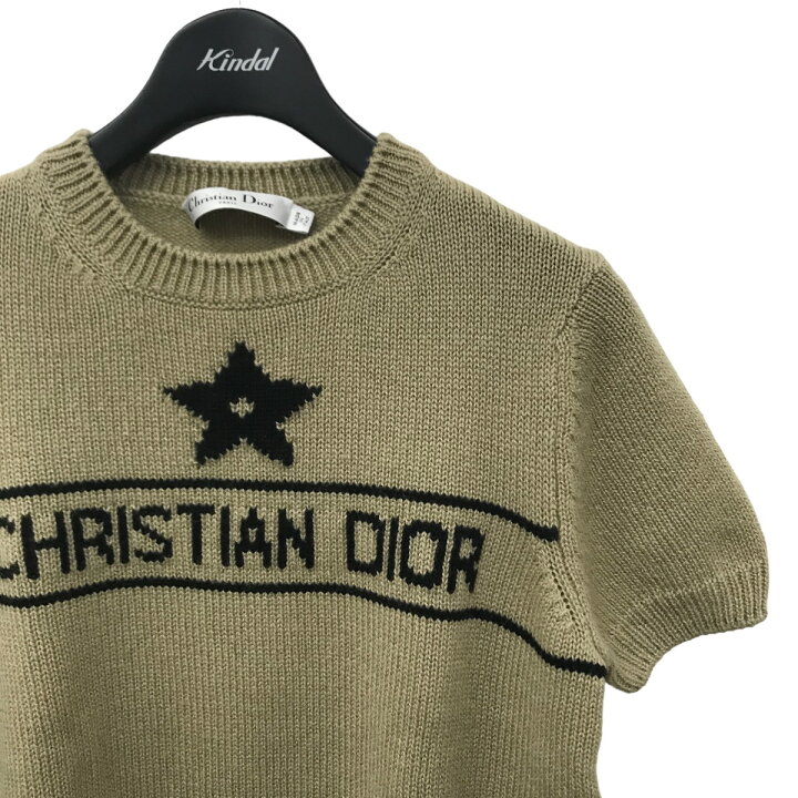 楽天市場】【中古】Christian Diorロゴ カシミヤ 半袖ニット  