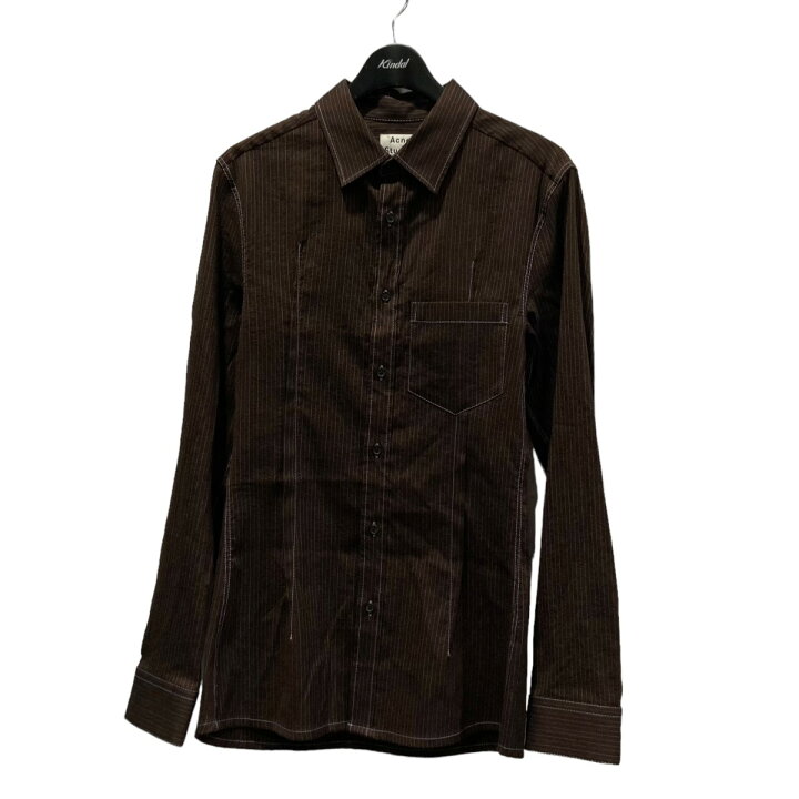 楽天市場】【中古】ACNE STUDIOS ストライプシャツ FN-MN-SHIR000103 