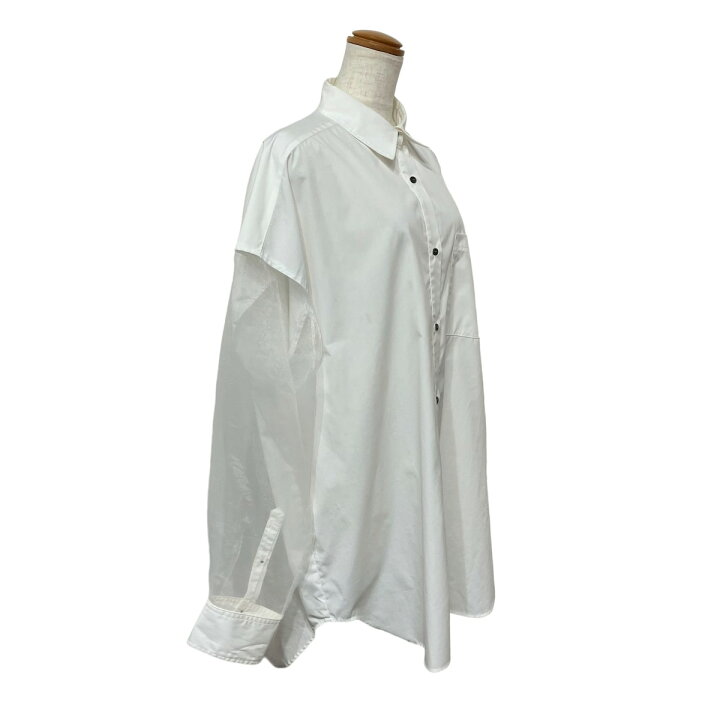 楽天市場】【中古】MAISON SPECIAL シアースリーブ オーバーシャツ  