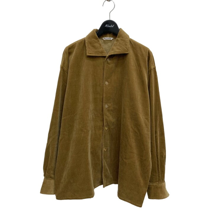 楽天市場】【中古】AURALEE 23SS FINX CORDUROY SHIRT コーデュロイ 