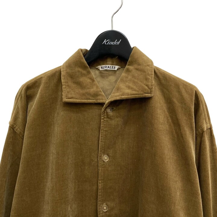 楽天市場】【中古】AURALEE 23SS FINX CORDUROY SHIRT コーデュロイ 