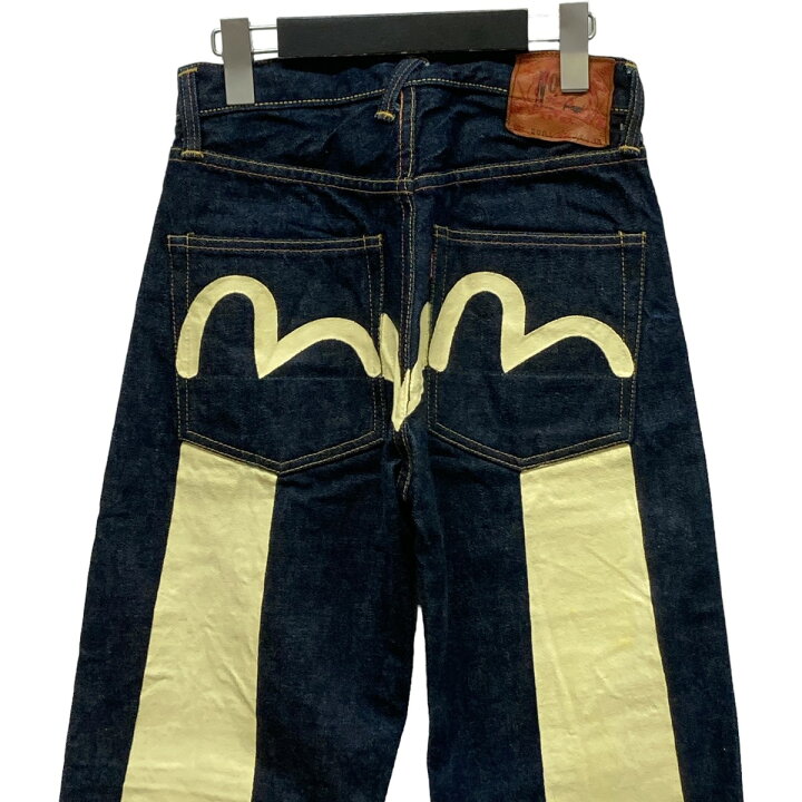 楽天市場】【中古】EVISU 大黒プリントデニムパンツ インディゴ サイズ 