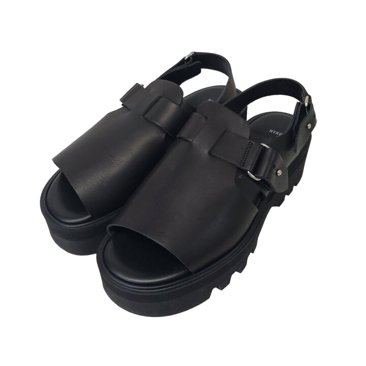 楽天市場】【中古】HYKE×BEAUTIFUL SHOESOPEN TOE SANDALS オープン 