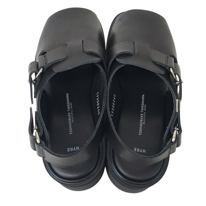 楽天市場】【中古】HYKE×BEAUTIFUL SHOESOPEN TOE SANDALS オープン  