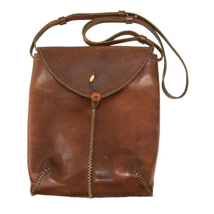 楽天市場】【中古】HENRY CUIRレザー フラップ ショルダーバッグ 