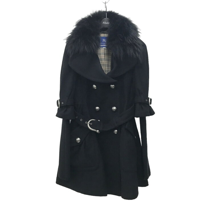 楽天市場】【中古】BURBERRY BLUE LABEL 袖レイヤード ファー付 