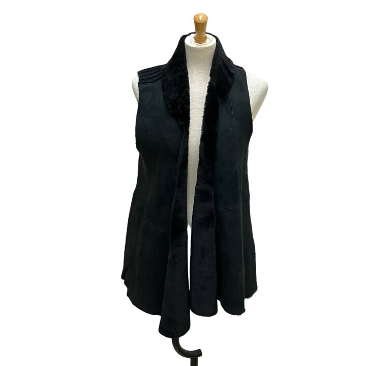 楽天市場】【中古】DOUBLE STANDARD CLOTHINGムートンベスト 3502133  