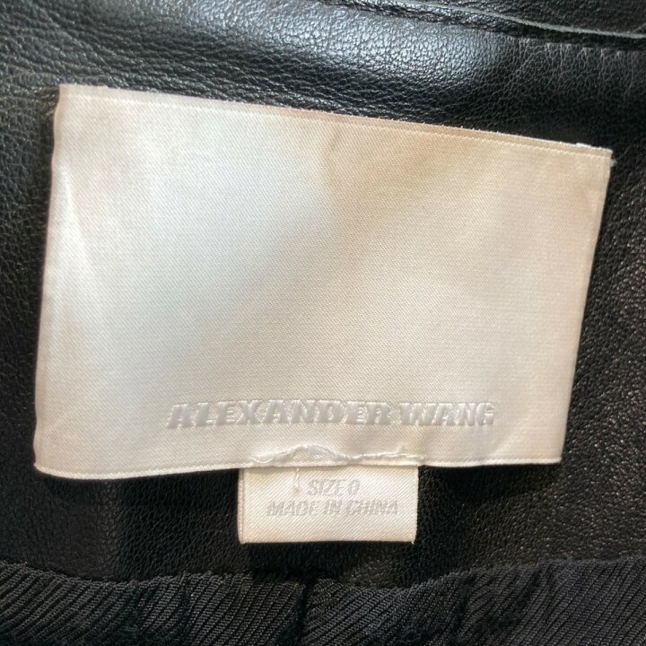 楽天市場】【中古】ALEXANDER WANG レザー切替ジャケット JRBESA0316 