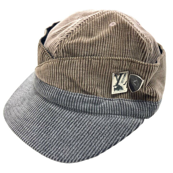 楽天市場】【中古】LOUIS VUITTONコーデュロイキャップ グレー【価格 