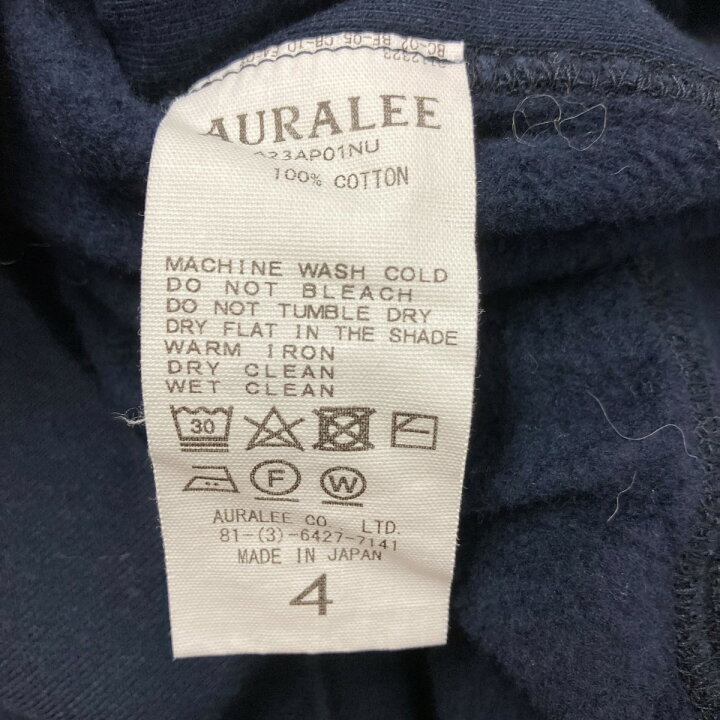 楽天市場】【中古】AURALEE 23AW ELASTIC HIGH GAUGE SWEAT P O クルー 