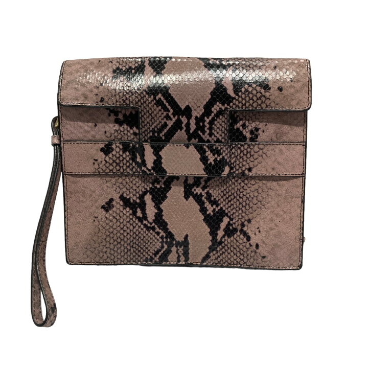 楽天市場】【中古】DRIES VAN NOTEN パイソン クラッチバッグ ピンク 