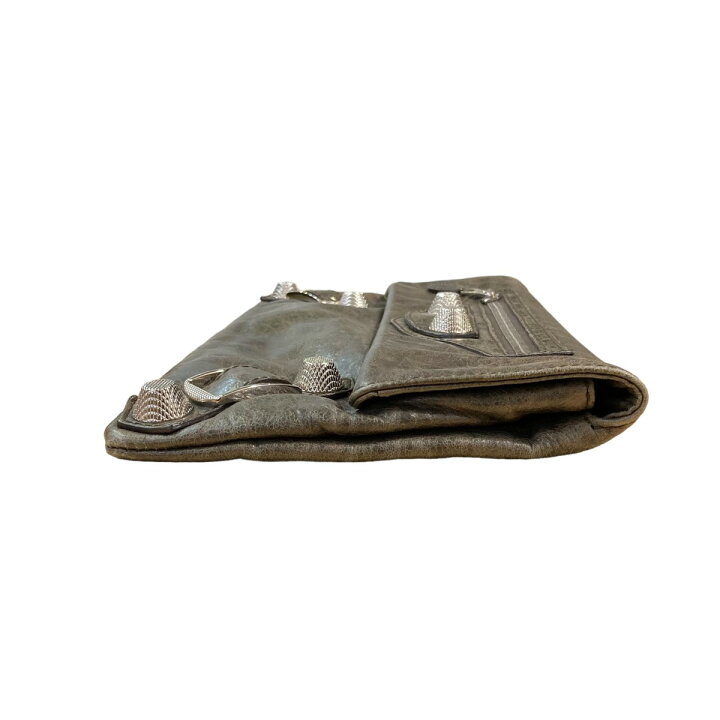 楽天市場】【中古】BALENCIAGA レザークラッチバッグ 186182 ブラウン 