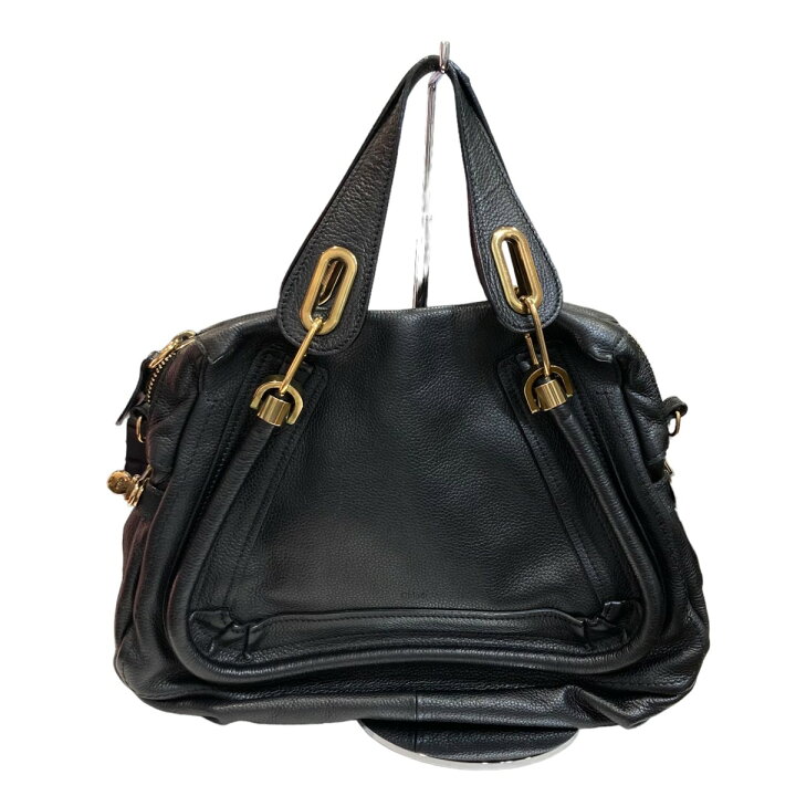 楽天市場】【中古】Chloe パラティ ハンドバッグ 02-14-50-65 ブラック 