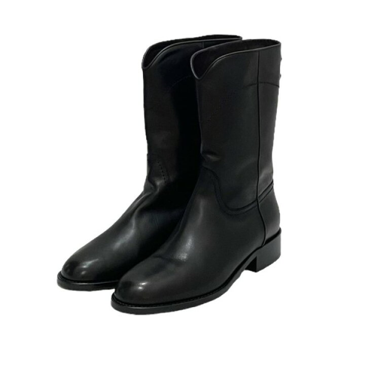 楽天市場】【中古】CHANEL バックココマークウエスタン風ブーツ G26068 