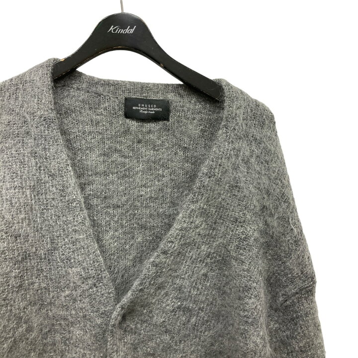 楽天市場】【中古】UNUSED 22AW モヘアカーディガン US2271 グレー  