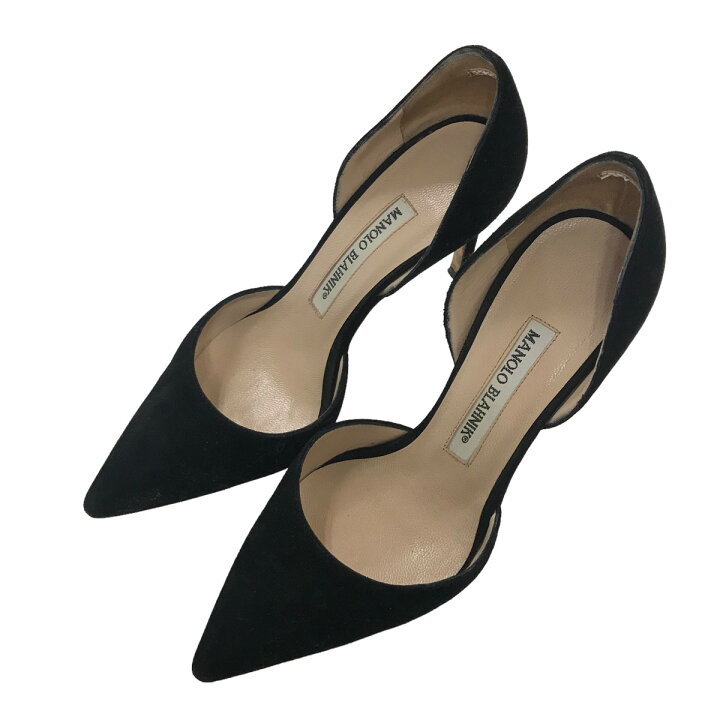 楽天市場】【中古】Manolo Blahnikヒールパンプス ブラック サイズ：35  