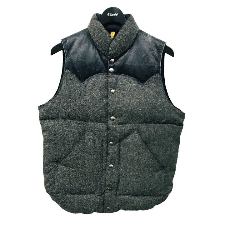 楽天市場】【中古】RockyMountainFeatherBed×DUFFER レザー切替 ダウン 